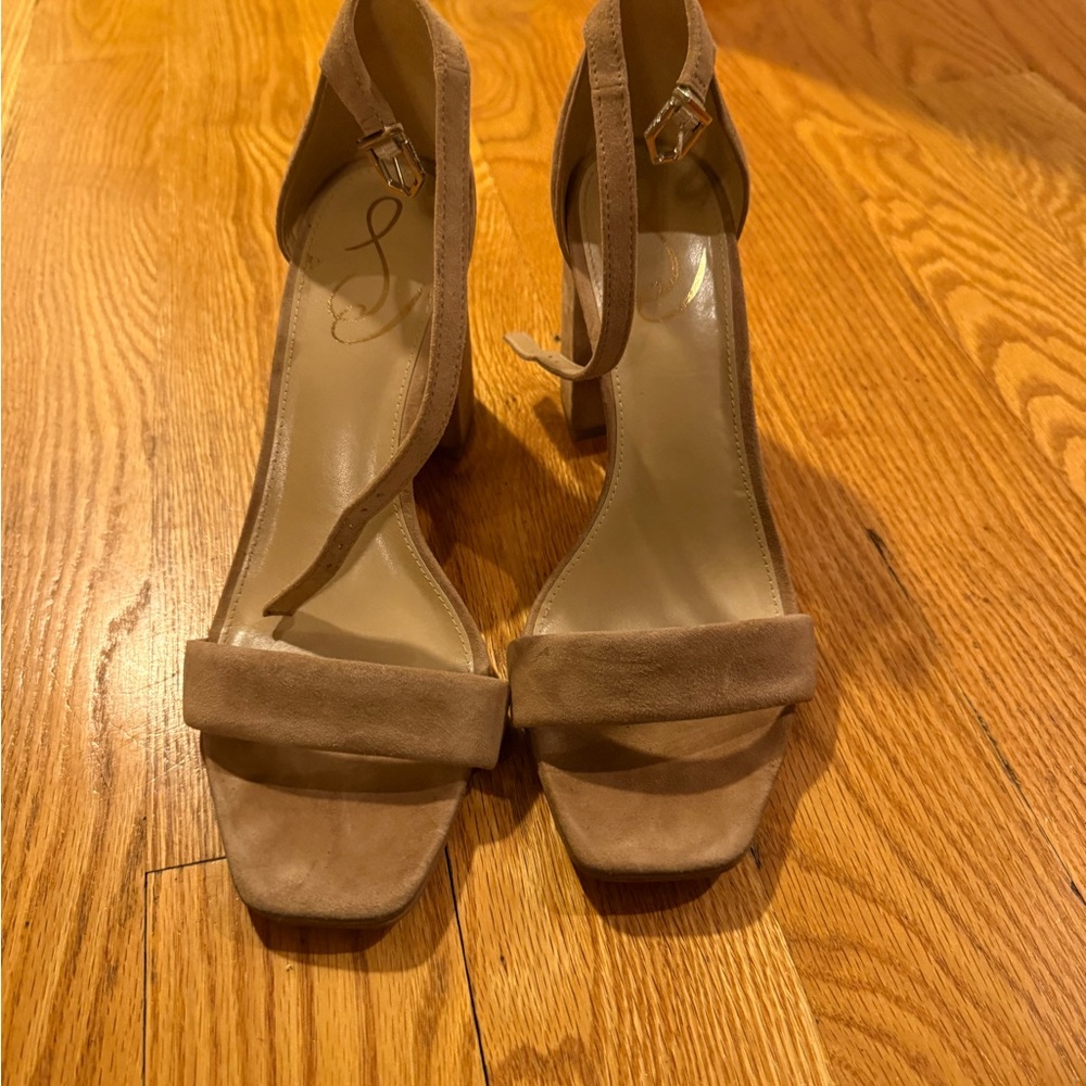 Sam Edelman Elegant Tan Suede Women's Heels